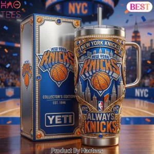 New York Knicks Est 1946 Collectors Edition Luxury 40oz Tumbler With Handle