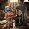 Ford Performance Mustang Classic Car Premium 3D Gold Luxury 40oz Tumbler With Handle Ford Performance Mustang Classic Car Premium 3D Gold Luxury 40oz Tumbler With Handle