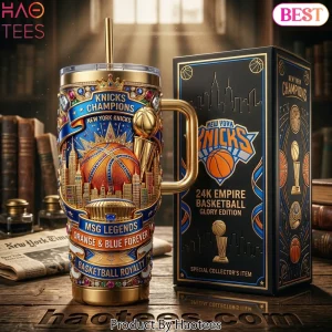 New York Knicks MSG Legends 24K Empire Glory Edition 40oz Tumbler With Handle