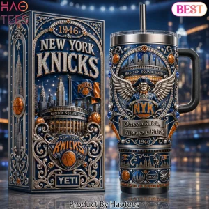 New York Knicks Once a Knick Always a Knick Vintage 1946 Premium 40oz Tumbler With Handle