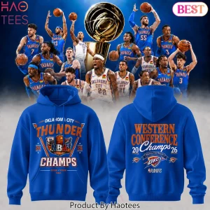 OKC Thunder 2026 Western Conference Champions Graphic Hoodie