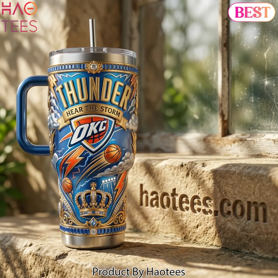 Oklahoma City Thunder Storm Legacy Collector's Edition 40oz Tumbler with Handle