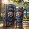Oklahoma City Thunder Thunder Up Slogan 40oz Tumbler with Handle