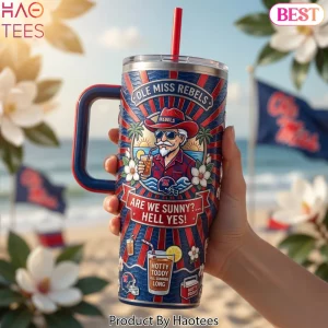Ole Miss Rebels The Grove Summer Tailgate 40oz Tumbler with Handle