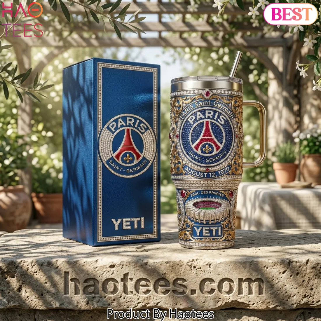Paris Saint-Germain August 12, 1970 Luxury Diamond Handled Tumbler