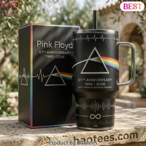 Pink Floyd 61st Anniversary 1965-2026 Dark Side of the Moon Tumbler