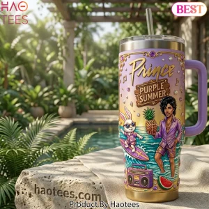 Prince Purple Summer Handle Tumbler