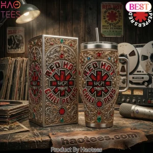 Red Hot Chili Peppers Tribute Luxury Gemstone 40oz Tumbler