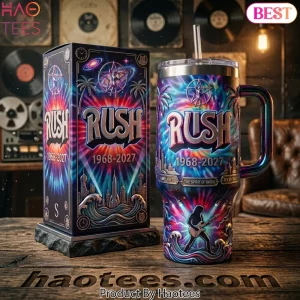 Rush Band 1968-2027 Commemorative Starman Insulated Handle Tumbler
