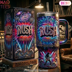 Rush Band 1968-2027 Commemorative Starman Insulated Handle Tumbler