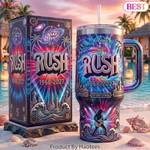 Rush Band 1968-2027 Commemorative Starman Insulated Handle Tumbler