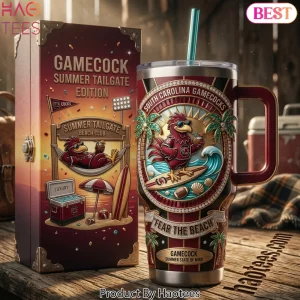 SC Gamecocks Luxury Summer Tailgate Edition 40oz Tumbler With Handle