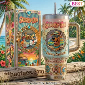 Scooby-Doo Mystery Surf Club Vintage 40oz Tumbler With Handle