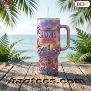 Shakira Las Mujeres Ya No Lloran World Cup Edition 3D Handled Tumbler