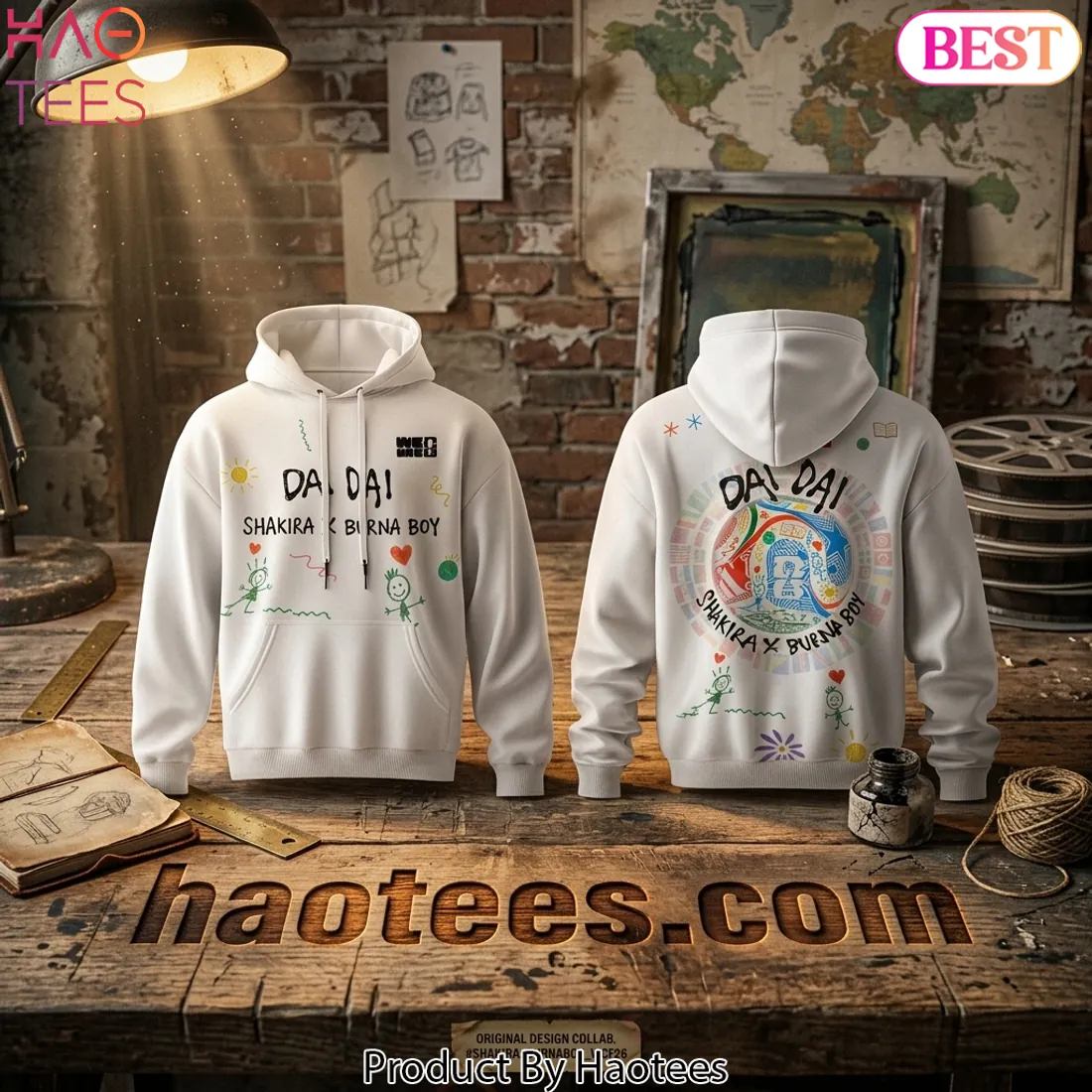 Shakira x Burna Boy FIFA World Cup 2026 Fan Hoodie