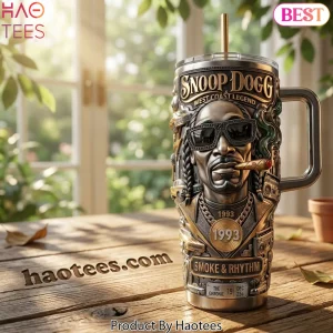 Snoop Dogg West Coast Legend 1993 3D Embossed Tumbler With Handle