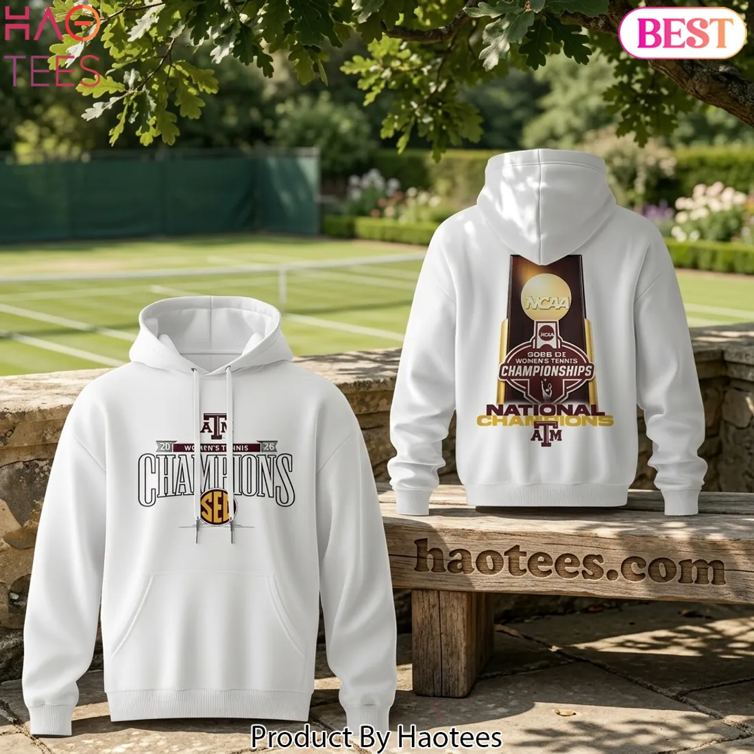 Texas A&M Aggies 2026 NCAA Women's Tennis National Champions Hoodie