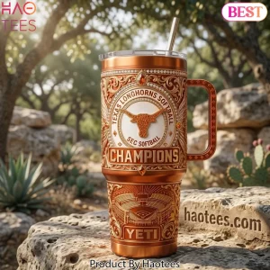 Texas Longhorns SEC Softball Champions Premium Handled Tumbler