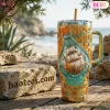 The Kraken 3D Embossed “Release The Kraken!” 40oz Tumbler with Handle