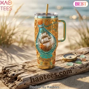 The Dirty Heads Bottle Ship Relic 3D Gold 40oz Tumbler with Handle