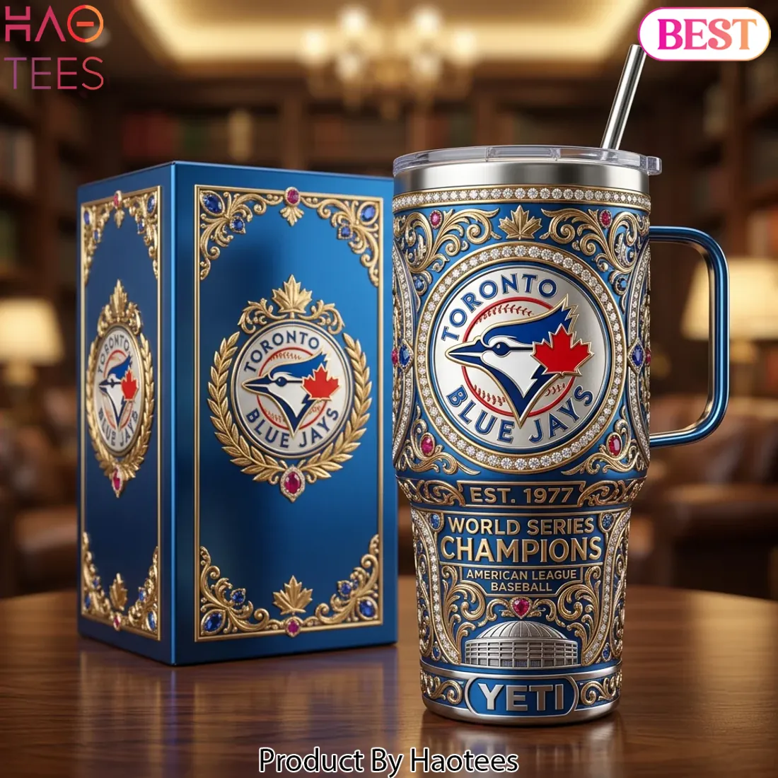 Toronto Blue Jays World Series Champions YETI 40oz Tumbler Toronto Blue Jays World Series Champions YETI 40oz Tumbler