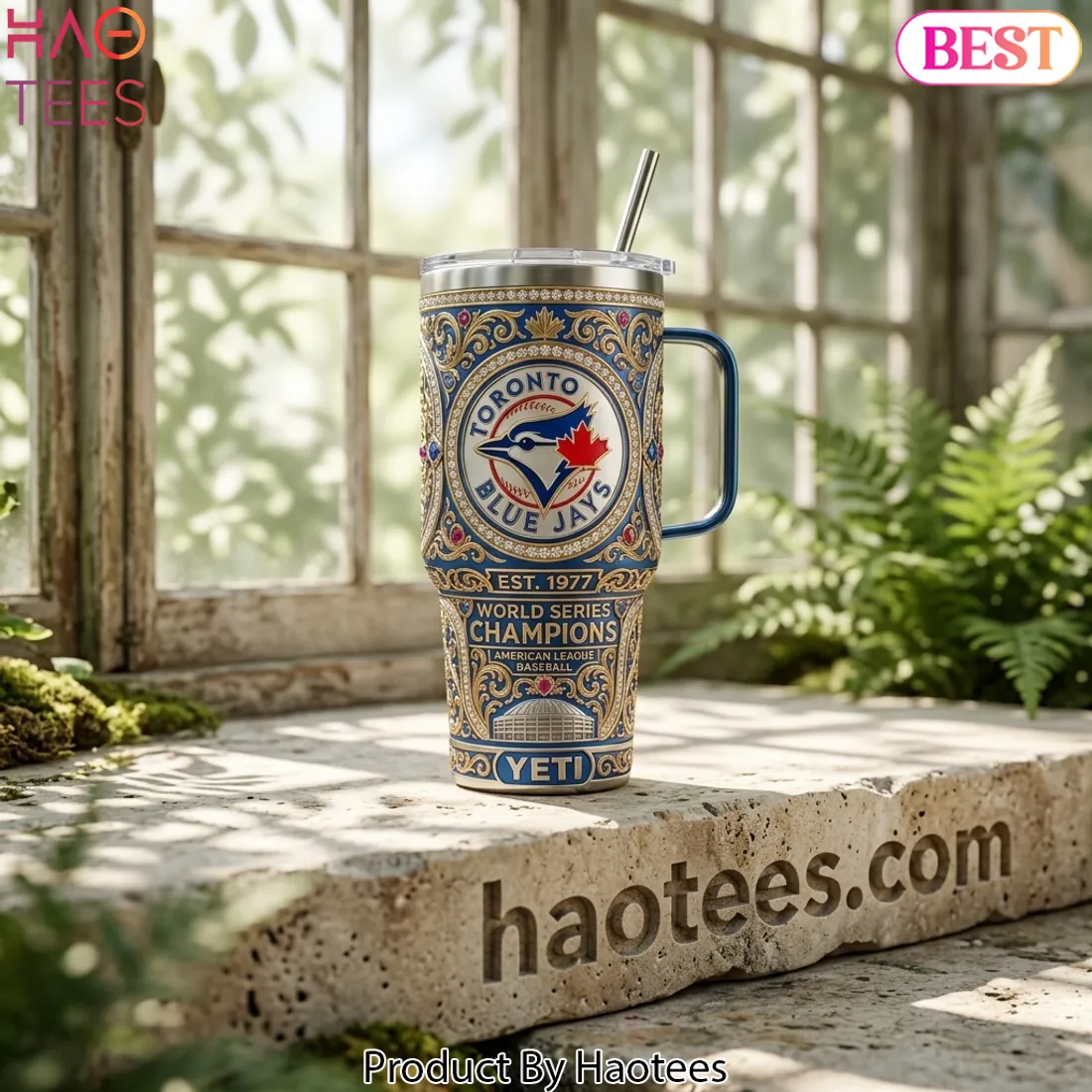 Toronto Blue Jays World Series Champions YETI 40oz Tumbler
