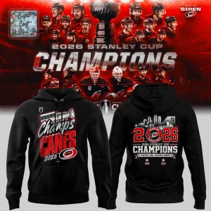 Carolina Hurricanes 2026 Stanley Cup Champions Hoodie
