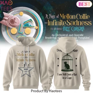 A Night of Mellon Collie AND Infinite Sadness Rat in Cage Hoodie