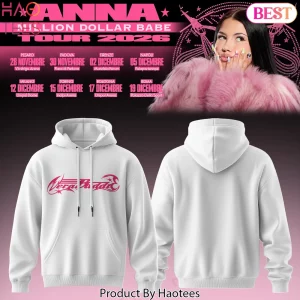 Anna Million Dollar Babe Tour 2026 Vera Baddie White Hoodie