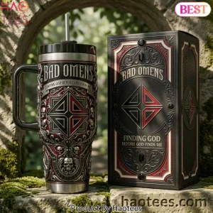 Bad Omens Finding God Before God Finds Me Ornate Tumbler