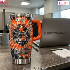 Baltimore Orioles 72nd Anniversary Tie-Dye Stainless Steel Handle Tumbler Baltimore Orioles 72nd Anniversary Tie-Dye Stainless Steel Handle Tumbler