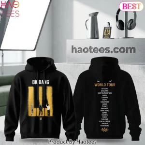 BIGBANG 20/26 World Tour Concert Merch Black Graphic Hoodie