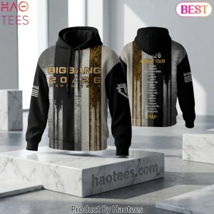 BIGBANG 20/26 World Tour Concert Merchandise Graphic 3D Print Hoodie