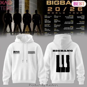 BIGBANG 20th Anniversary 2026 World Tour Commemorative White Hoodie