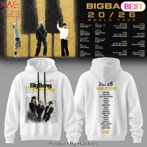 BigBang 20th Anniversary 20/26 World Tour White Graphic Hoodie