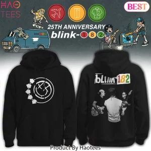 Blink-182 25th Anniversary Limited Edition Band Logo Hoodie