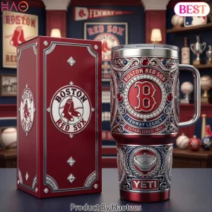 Boston Red Sox Fenway Legacy Established 1901 Luxury 40oz Tumbler with Handle