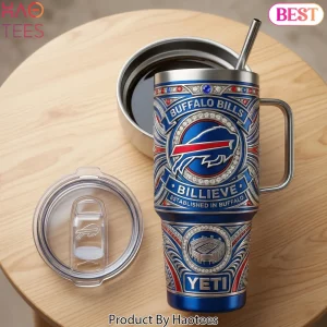 Buffalo Bills Luxury Jeweled 40 oz Yeti Tumbler