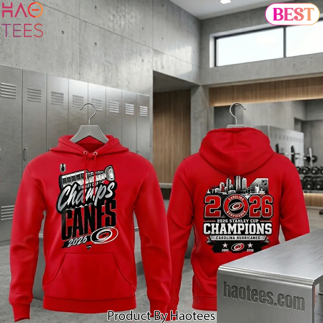 Carolina Hurricanes 2026 Stanley Cup Champions Commemorative Hoodie