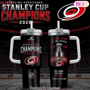 Carolina Hurricanes 2026 Stanley Cup Champions NHL Tumbler