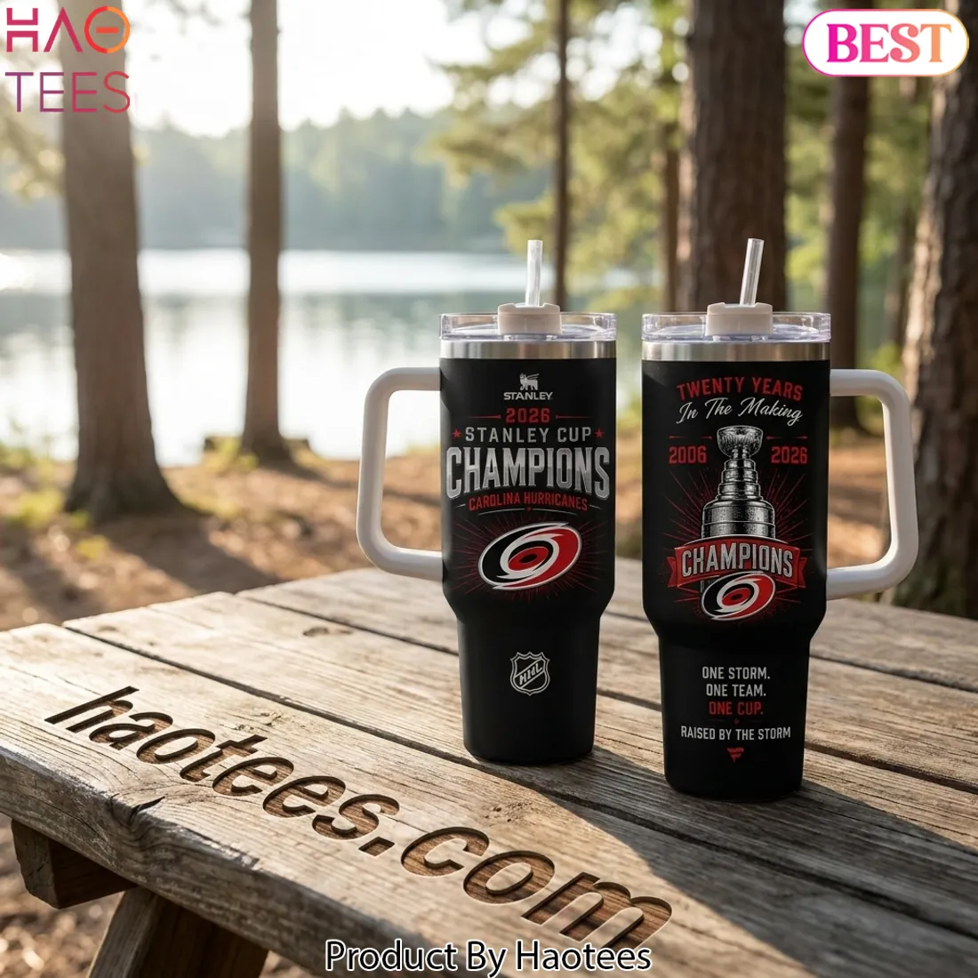 Carolina Hurricanes 2026 Stanley Cup Champions NHL Tumbler