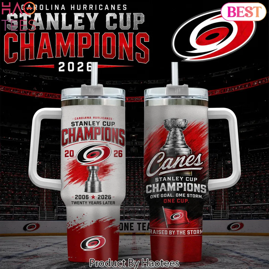 Carolina Hurricanes Stanley Cup Champions 2026 Commemorative Tumbler Carolina Hurricanes Stanley Cup Champions 2026 Commemorative Tumbler