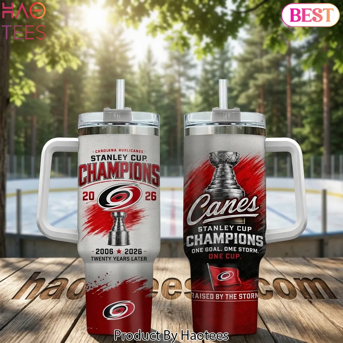 Carolina Hurricanes Stanley Cup Champions 2026 Commemorative Tumbler