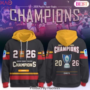 Chiefs Super Rugby Pacific 2026 Champions Premium Graphic Hoodie