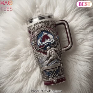 Colorado Avalanche Find A Way Premium Tumbler With Handle