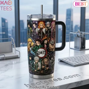 Demon Slayer Kimetsu no Yaiba Anime Characters Stainless Steel Travel Mug Tumbler