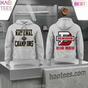 Denison Big Red 2026 NCAA Division III Baseball National Champions Hoodie Denison Big Red 2026 NCAA Division III Baseball National Champions Hoodie