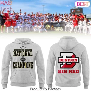 Denison Big Red 2026 NCAA Division III Baseball National Champions Hoodie