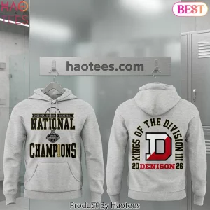 Denison Big Red 2026 NCAA Division III Baseball National Champions Pullover Hoodie