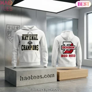 Denison Big Red 2026 NCAA Division III National Champions Commemorative Hoodie Denison Big Red 2026 NCAA Division III National Champions Commemorative Hoodie